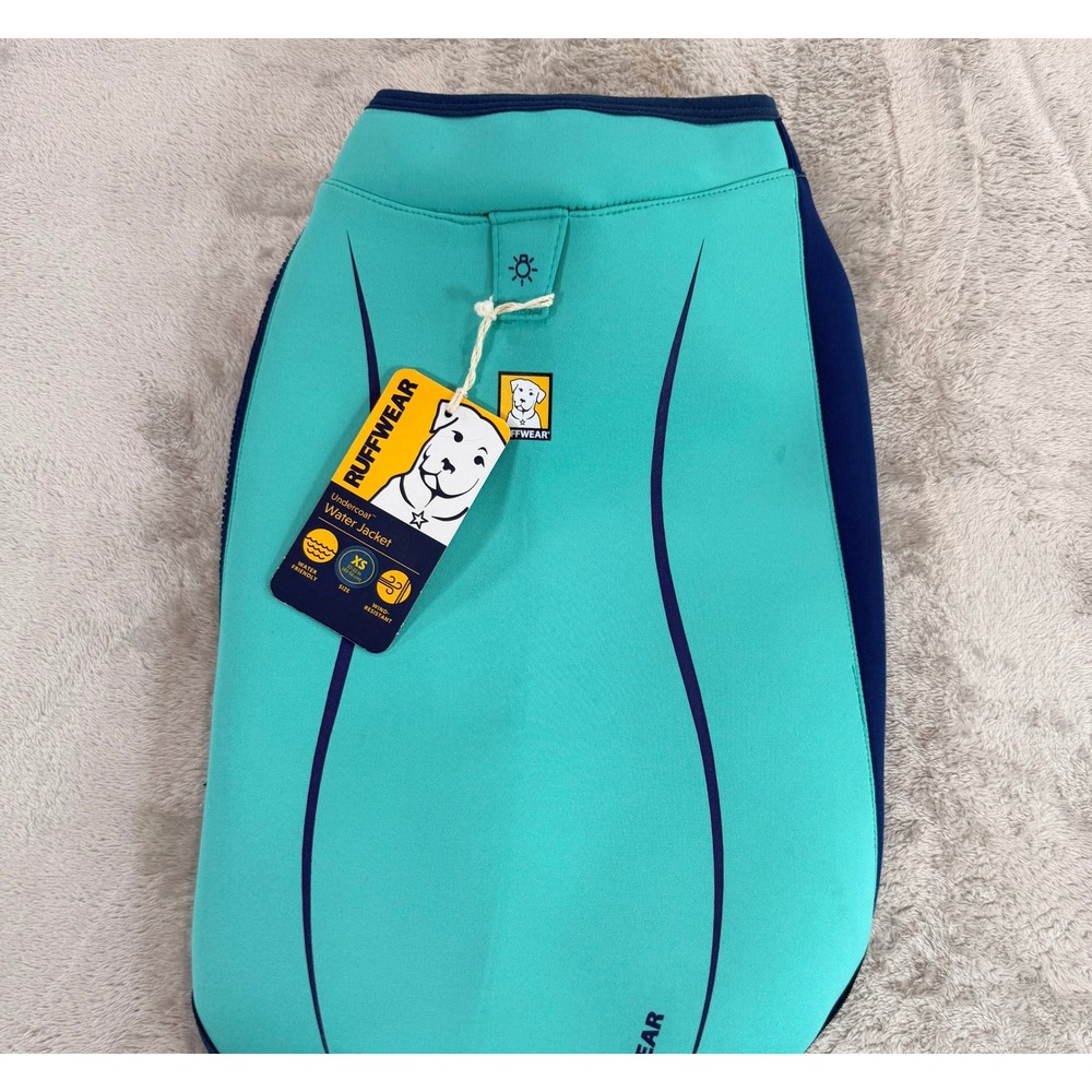 NWT Ruffwear Dog Water Jacket Undercoat Neoprene Teal Blue XS